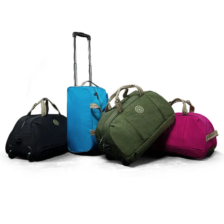 Men Women Airport Hotel Travel Trolley Bags,Durable Brand Name Wheelie