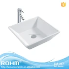 LM-287 Ceramic above counter bathroom cabinet wash basin with CUPC certificate