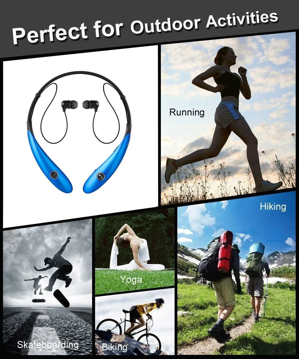 Best Noise Reduction Wireless Colorful Sport Bluetooth Earphone For iphone6 Headphone - ANKUX.COM