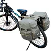 customized new design multi pocket double storage bike bag delicate bike saddle bag cheap bicycle top double rear pannier bag