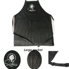 Uniform Hot Sale Printed Logo Cheap Factory Fashion Polyester Cooking Chef Masterchef Women Uniform Apron With Pockets