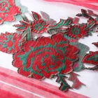 Custom flower embroidered voile head stoles shawl scarf custom design scarf
