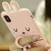 Fashion Cute High Quality Plastic Cartoon Rabbit Mobile Phone Shell Phone Accessories Mobile Case