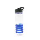 Eco-Friendly Bottle High Quality 700ML Clear Plastic Drinking Water Bottle with Handle and with Flip Straw