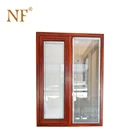 commercial aluminum blind inside double glass window,windows with built-in blinds