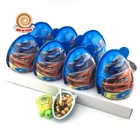 China Supplier Halal racing car chocolate egg biscuit with surprise toy