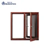 Double toughened glass sound insulation aluminum frame casement window