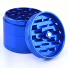 Tobacco Grinder Herb/Weed Pink Smoke aluminum Alloy Chromium Crusher 2.2 Inch