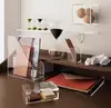 Custom Clear Transparent Desk Top Acrylic Storage Boxes for Office
