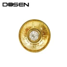 Rhinestone Vintage Gold Large diamond button