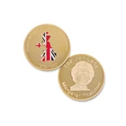 High quality gold london souvenir custom challenge coins uk