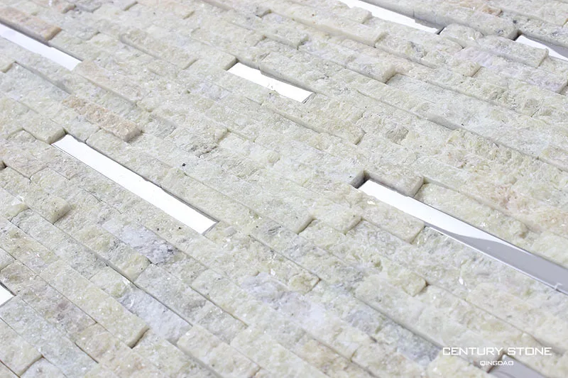 Chimenea De Piedra Natural Mosaico Decorativo Brillo Negro Azulejo