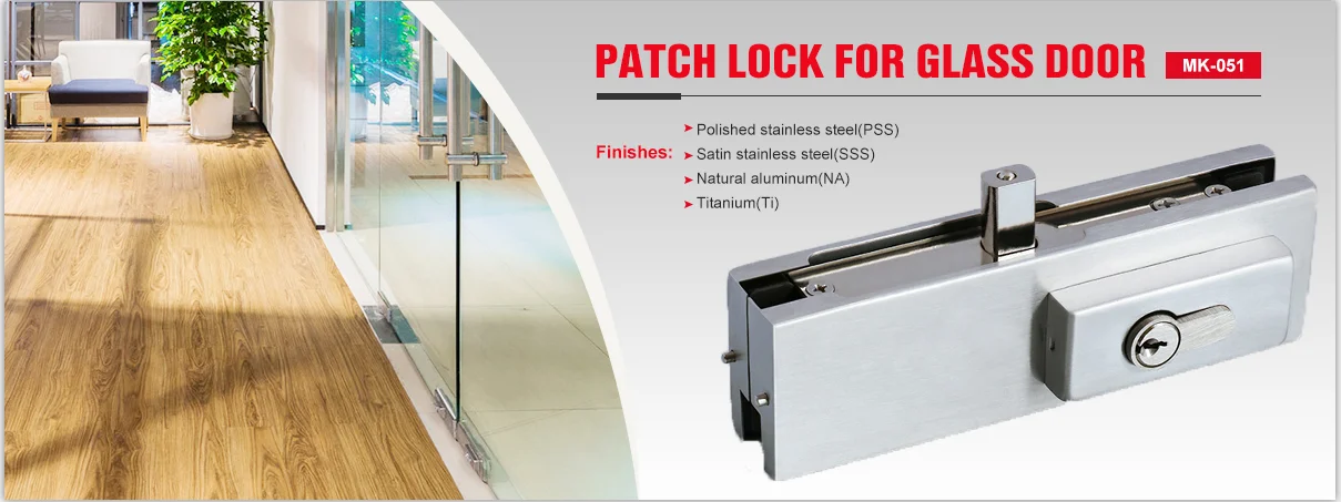 Bottom Mounted Stainless Steel Glass Door Lock Patch Fitting Buy