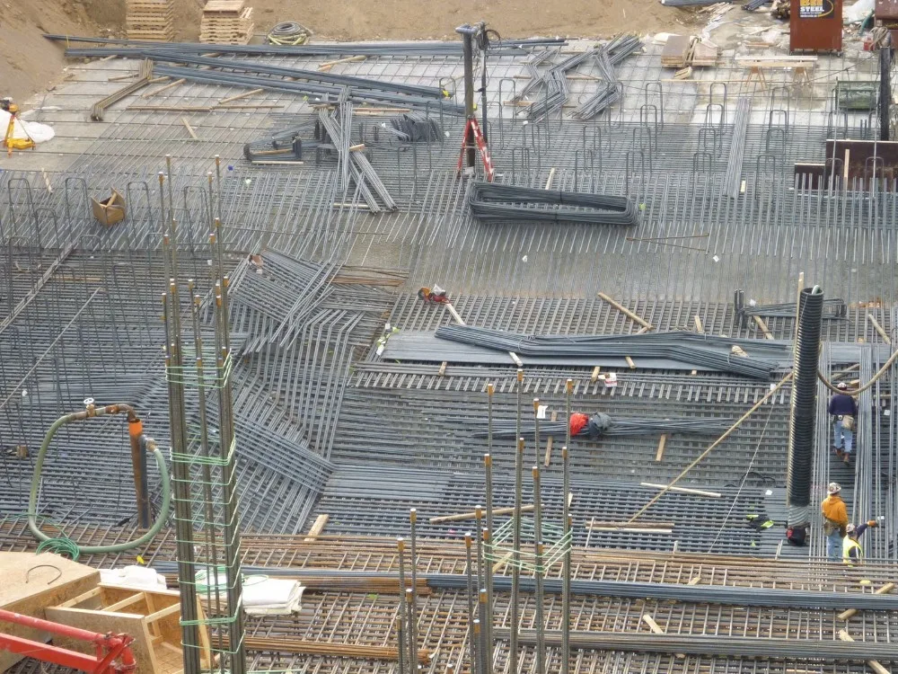 9) Foundation - Huge amounts of rebar used for tension (AA ,MI)