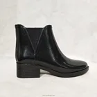 Low cut chelsea short ankle high heel women rain boot rubber boots for women