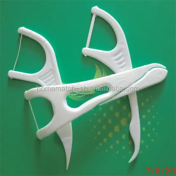 Plastic Dental Floss Pick/toothpicks,Disposable Flosspick,But Can Be