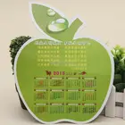 Wholesale customized apple shape paper calendar fridge magnet
