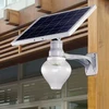 Modern outside solar battery powered 6w removable led garden wall lamp light
