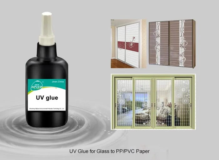 UV curing glass table uv glue adhesive for glass and metal