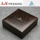 Custom design sewing pu leather pu watch box