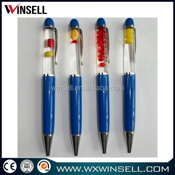 2013 new item gift pen metal&plastic liquid pen
