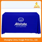 China 6ft 8ft fitted square polyester fabric table cloth throw table covers