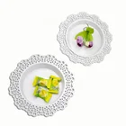 Fashion Metal Crafts Wrought Iron Water Dried Fruit Cake Candy Snack Decoration Tray