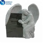 2018 Designs Headstone Angel Engraving Granite Marble Tombstone