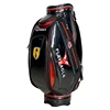 Customized Embroidery Logo High Quality PU Leather Golf Cart Bag Stand Bag