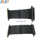 PCI Express Gen 3.0 PCIE 16x PCI-E 3.0 x16 Riser Extension Cable 10~100cm SF 180 Degree run GTX 1080Ti 2080Ti Full speed