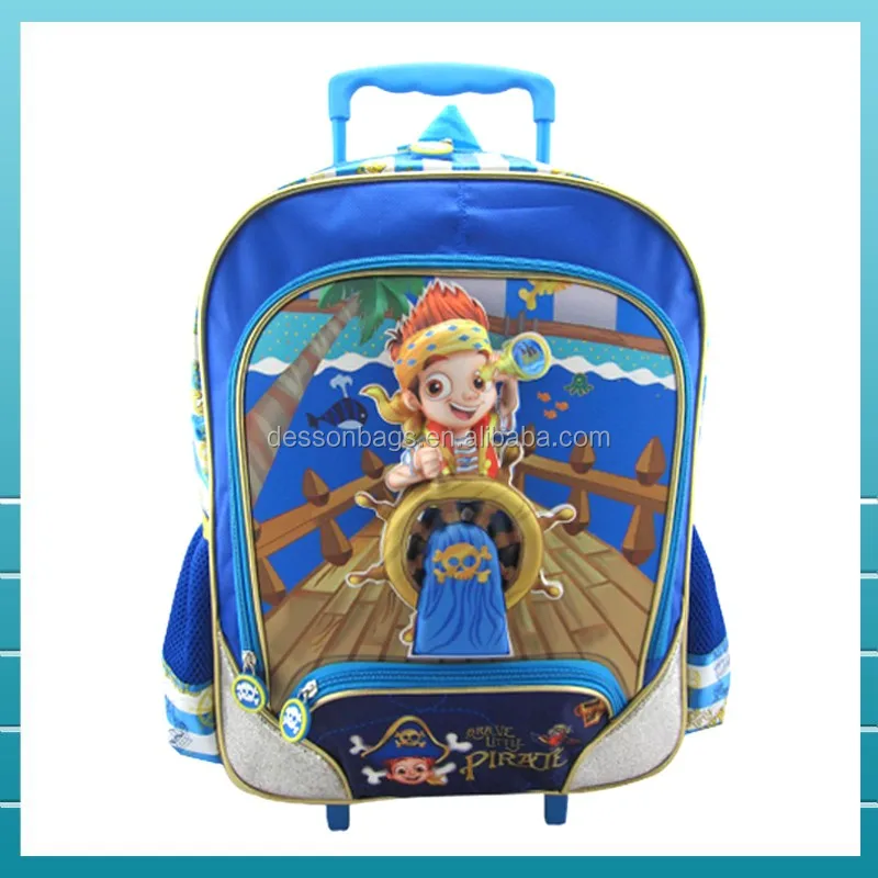 3D Character Design School Bag For Childrens