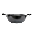 Traditional universal thick cookware nonstick uncoated cast iron cooking pot