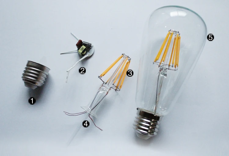 2019 new design cheap 24v led filament bulb with high quality