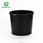 Garden Flower Pots Plastic Nursery Pot 2/3/5/7/10/15/20/25 Gallon Small Garden Plant Black Plastic Nursery Flower Pots