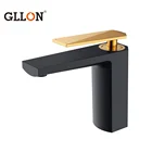 uk rustic solid gold push button faucet for bath