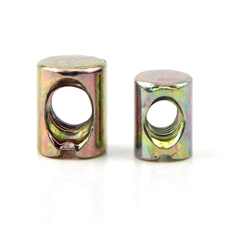 China Manufacturer Stainless Steel Cross Dowel Hole Barrel Nuts For