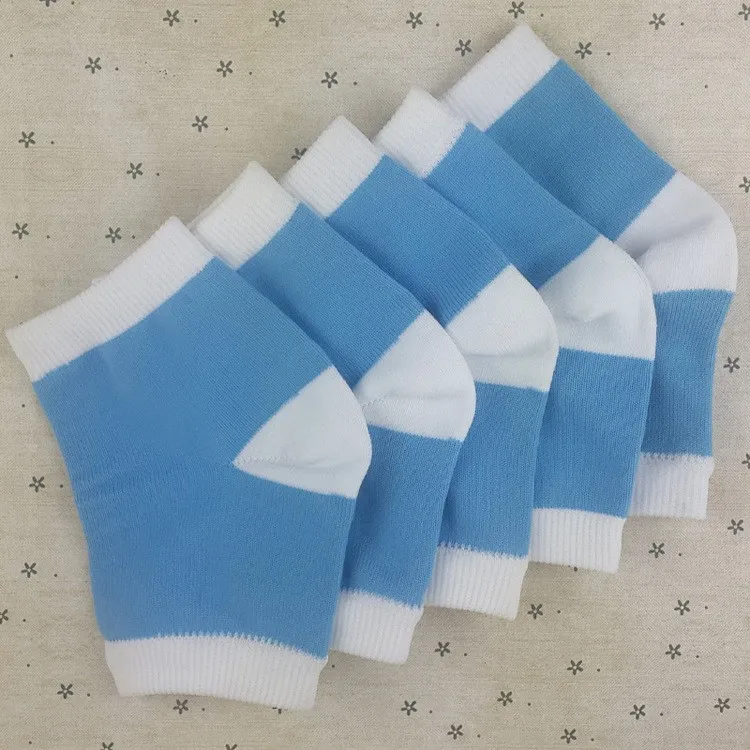 Blue massage socks