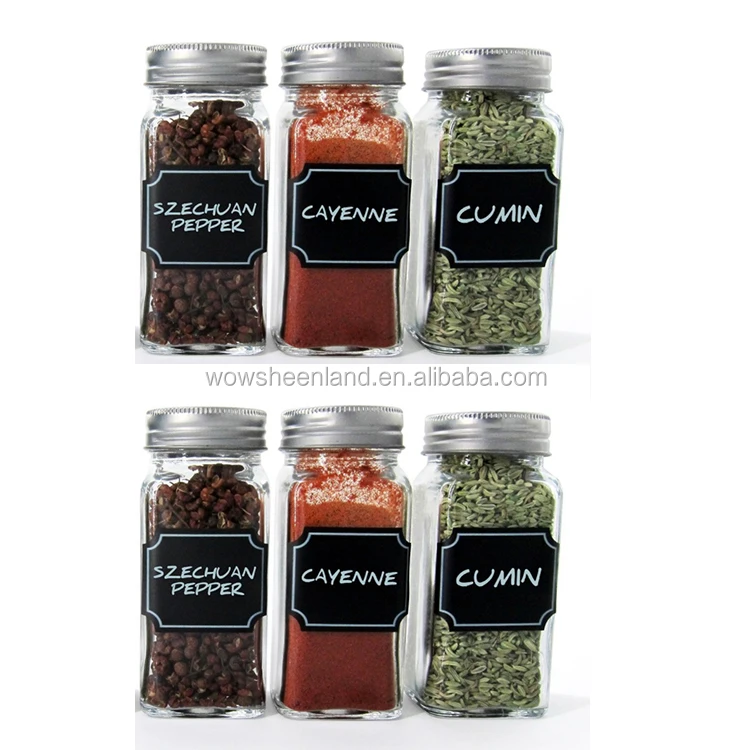 Kitchen Salt And Pepper Packaging 6oz Spice Packaging Containers 6