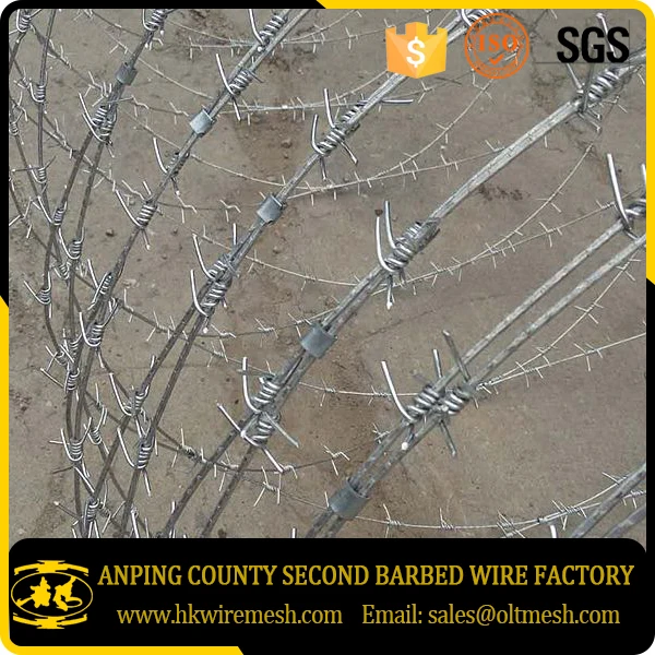 barbed wire fence roll