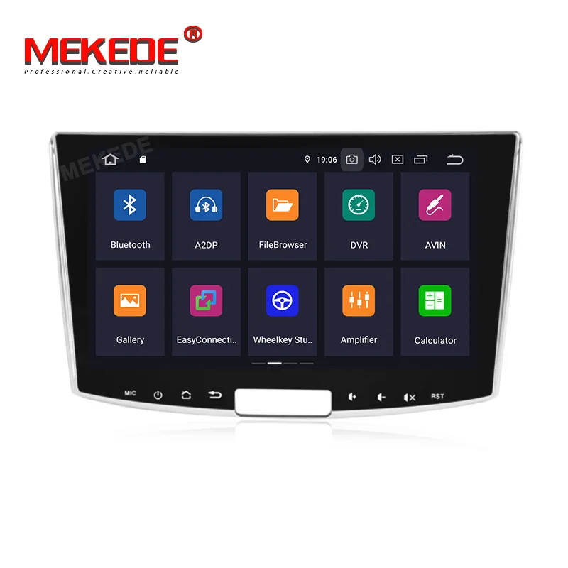 MEKEDE PX30 Android 9.0 2 + 16g dört çekirdekli android araba DVD OYNATICI vw passat b6 b7 cc video çıkışı radyo wifi gps navigasyon