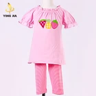 trousers Pants Cotton Knit Outfit Baby Girls Clothing Set