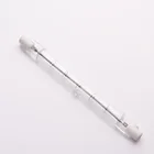 Eco-friendly bent clear heat element tungsten halogen lamp
