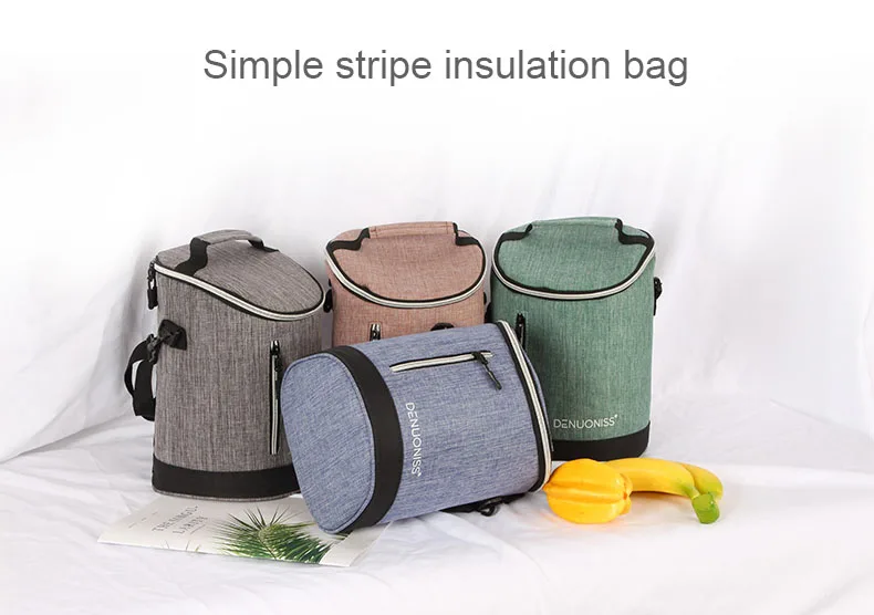 best sale insulated zipper cooler compartment picnic bag