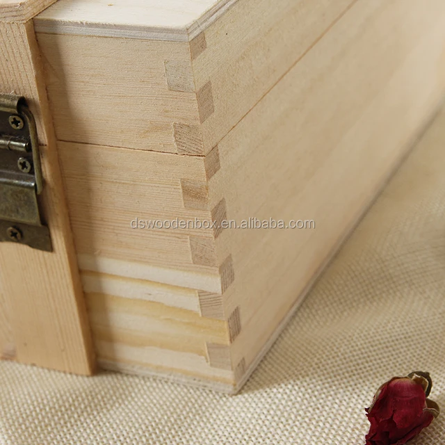 fashion and hot sell 6 bottle party gift wooden wine box hamper