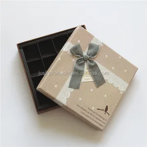 ribbon design color print custom made gift boxes with lid