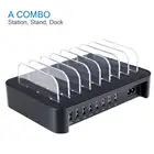 multi cell phone charging dock station usb charger 8 port
