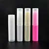 Luxury cosmetic packaging plastic oval lip balm container 4g 5g lipstick tube