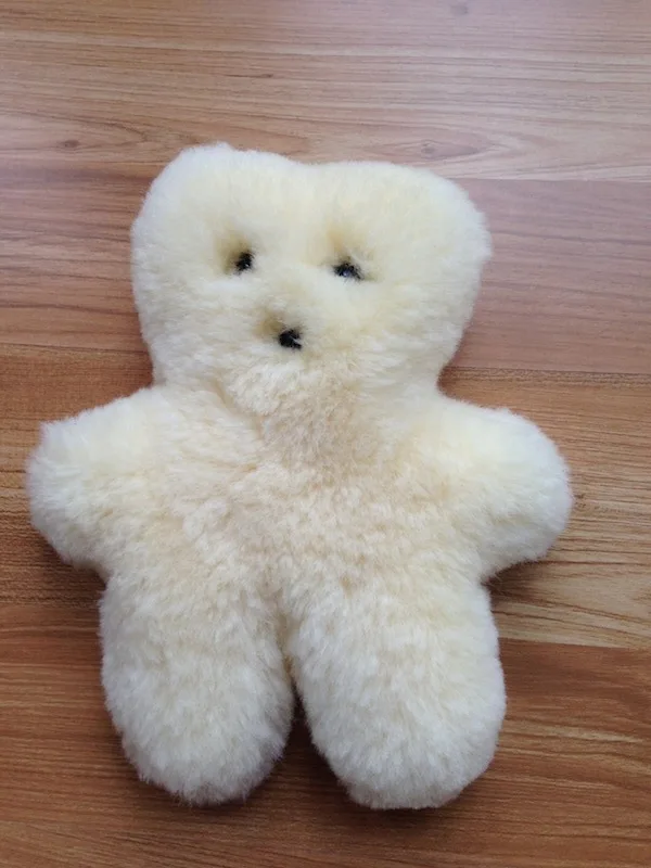 flat sheepskin teddy