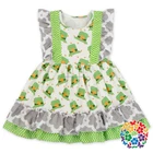 Wholesale Girls Summer Clothes Children Kids Ruffle Casual Frock Designs Baby Girl Summer Dress