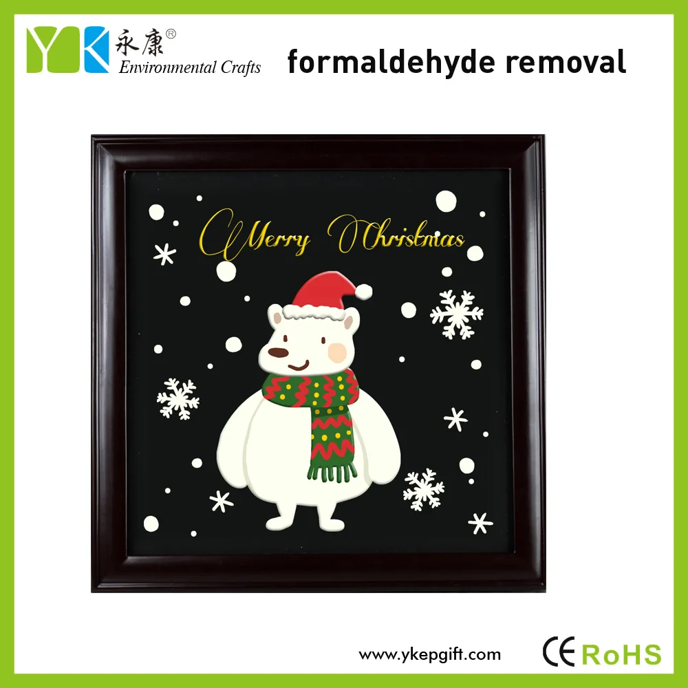 2017 wooden wall hanging picture frames christmas decoration